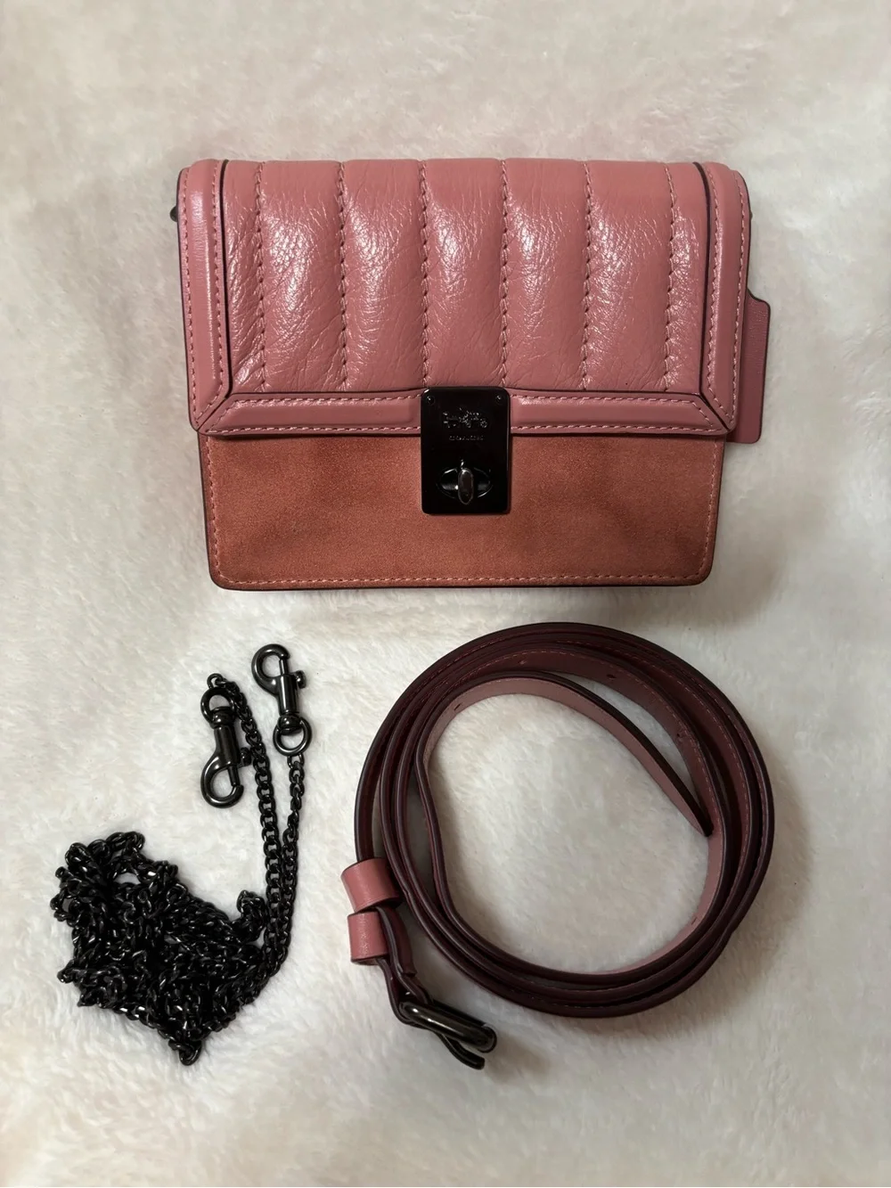 Coach Hutton Belt Bag With Quilting